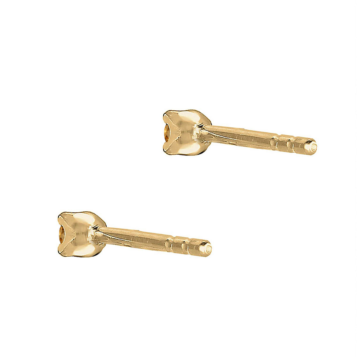 Gold - Elli PREMIUM | Ohrstecker | Citrin (Gelb) | 375 Gelbgold