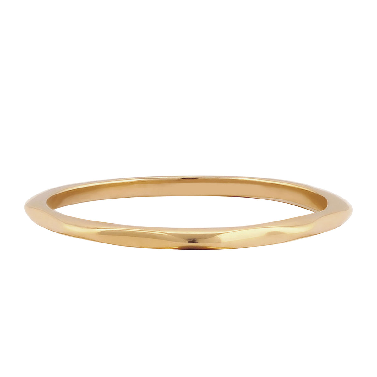 Gold - Elli PREMIUM | Bandring Facettiert | 375 Gelbgold