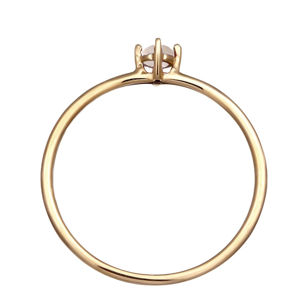 Gold - Elli PREMIUM | Ring | Mondstein (Bunt) | 375 Gelbgold