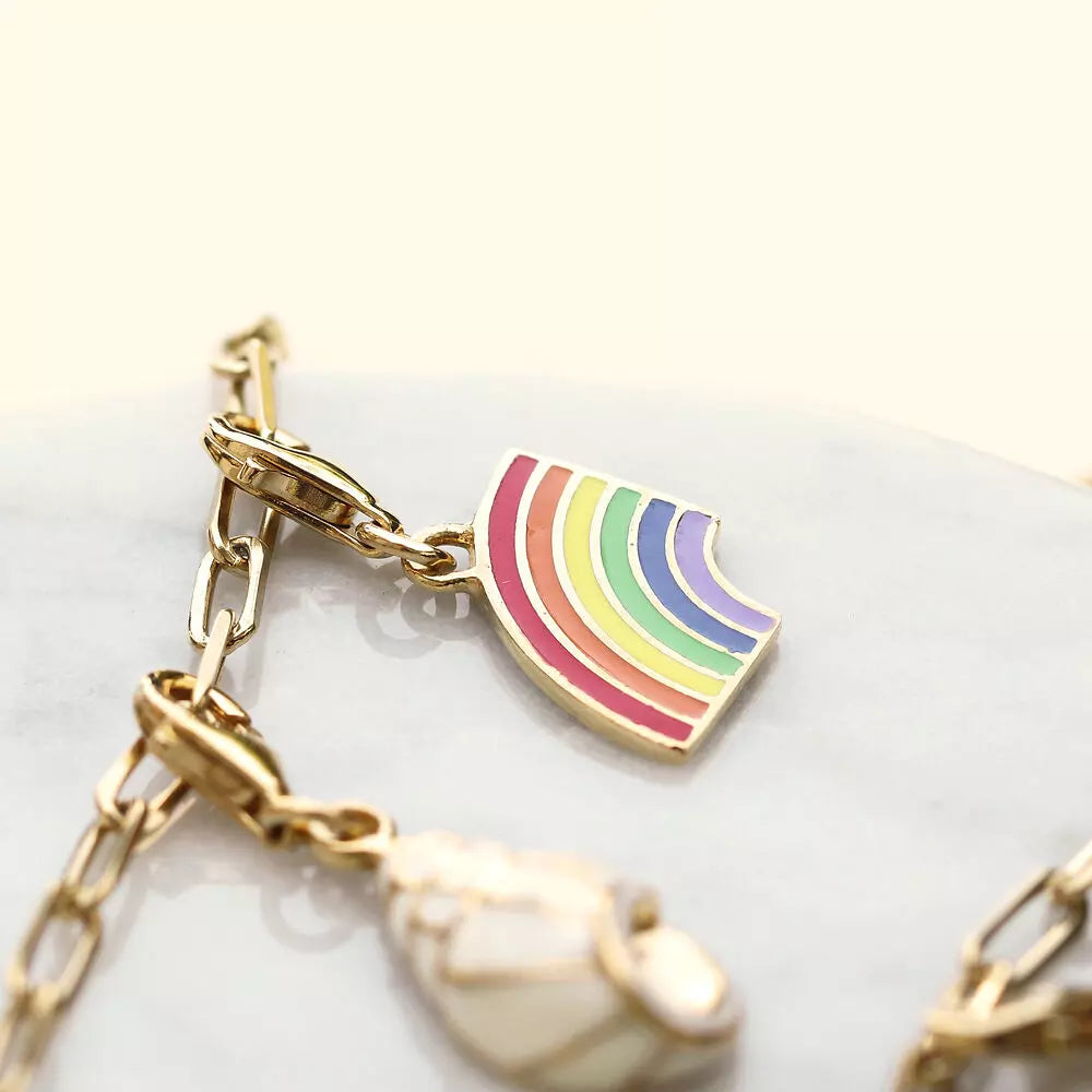 Charm mit Regenbogen