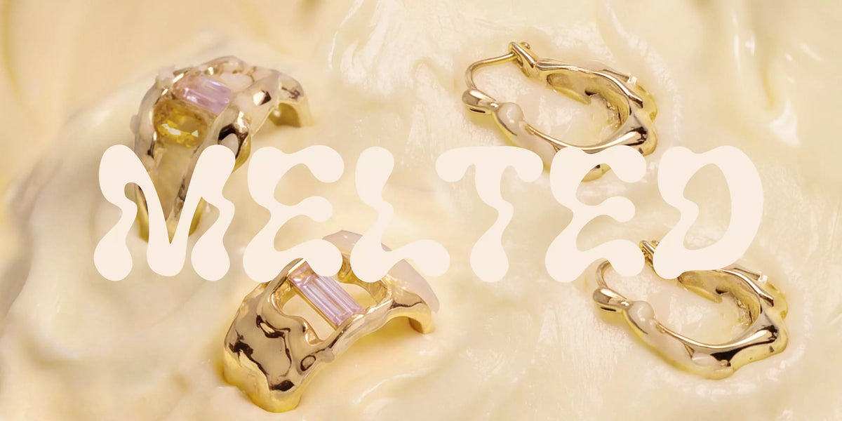MELTED | organischer Goldschmuck | Elli