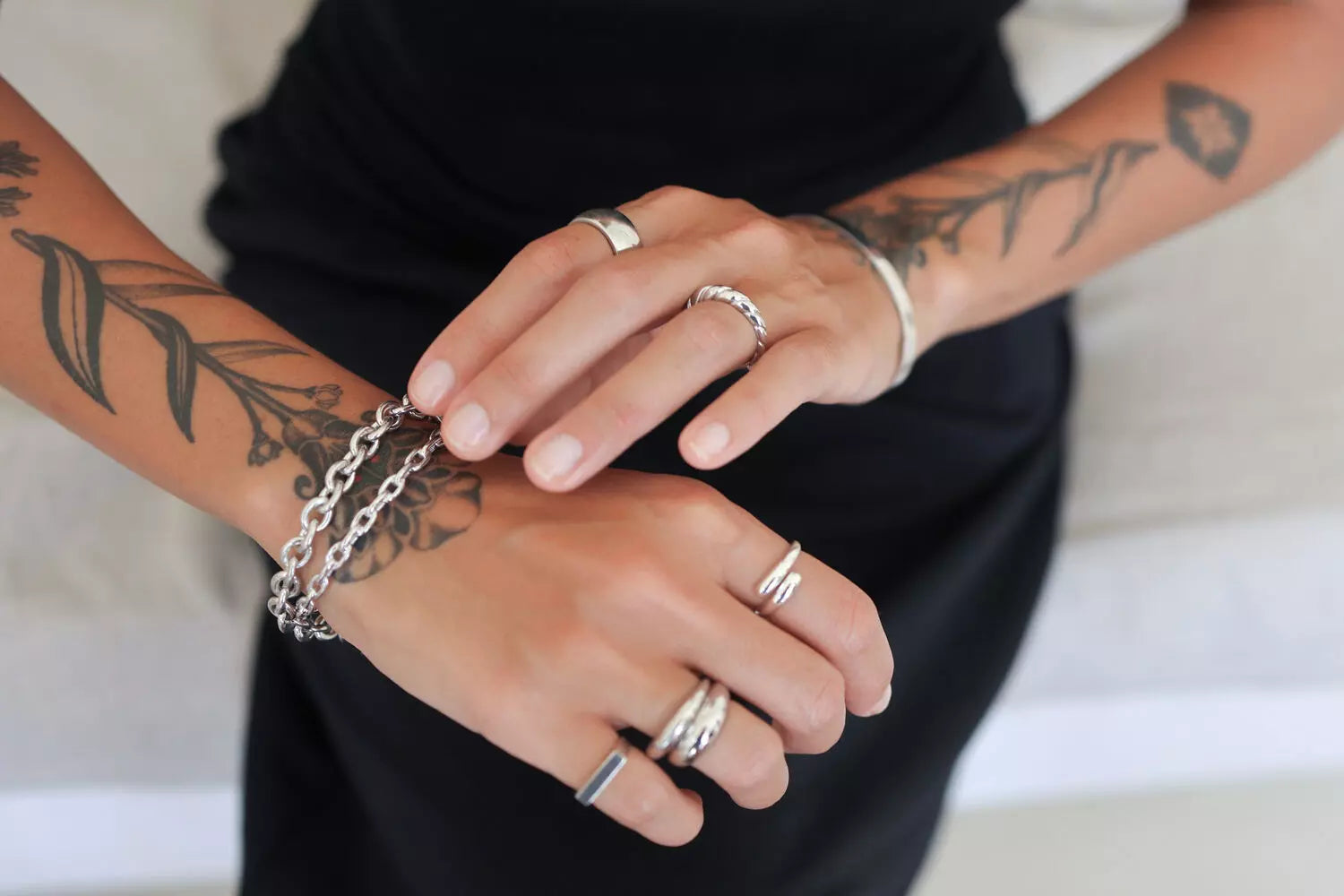 Silver Stacking - Chunky Chic